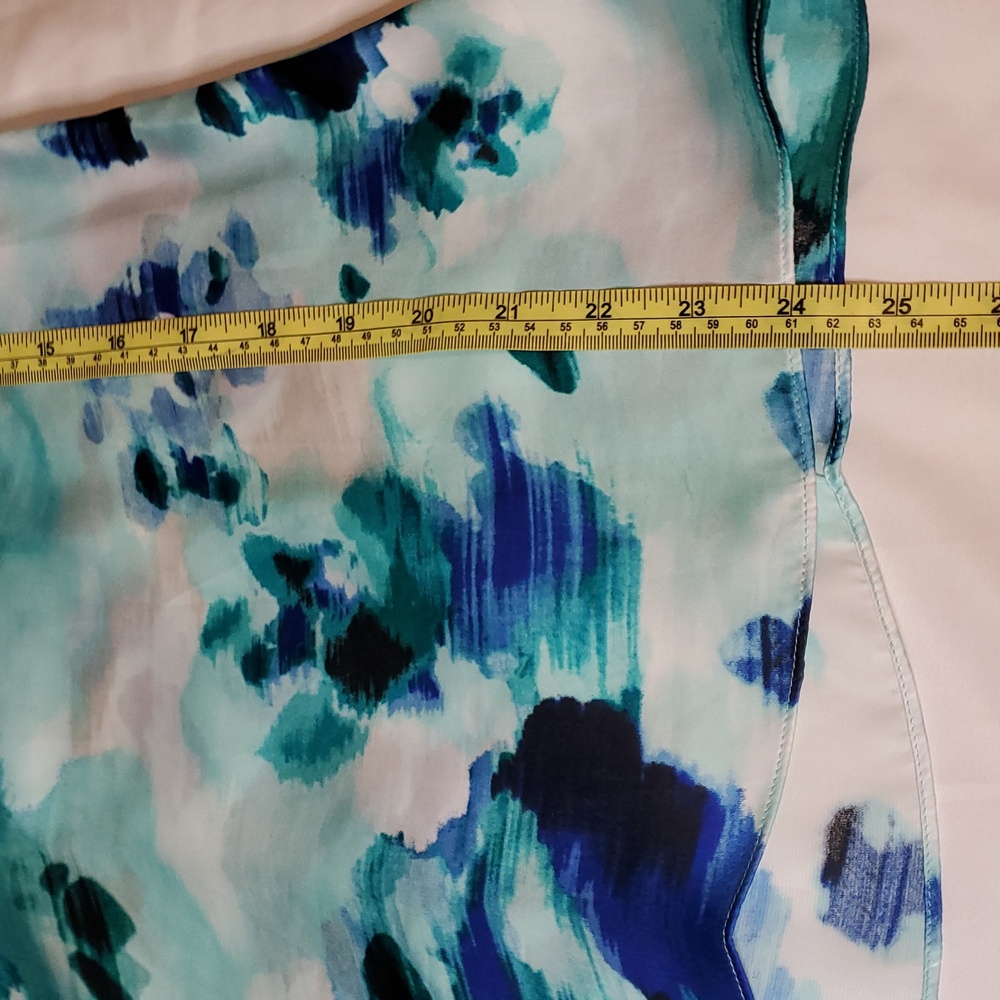 White House Black Market Blue and Green Women's Top Size S - Picture 7 of 11